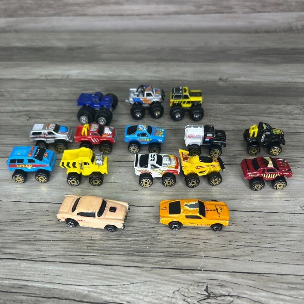 Vintage Hotwheels Micro Machines Cras Trucks Lot 70s 80's 90's